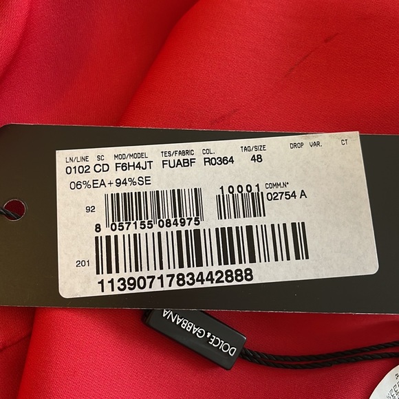 Dolce & Gabbana silk ruffles midi dress - Picture 8 of 14